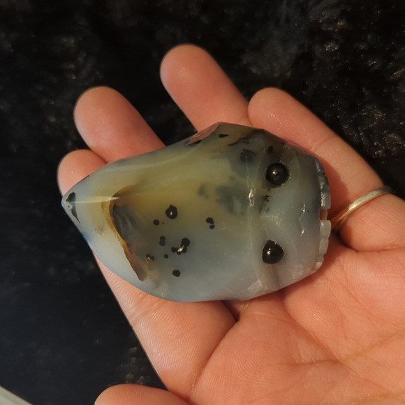 Dendritic Agate Flame Hedgie - Picture 3 of 3